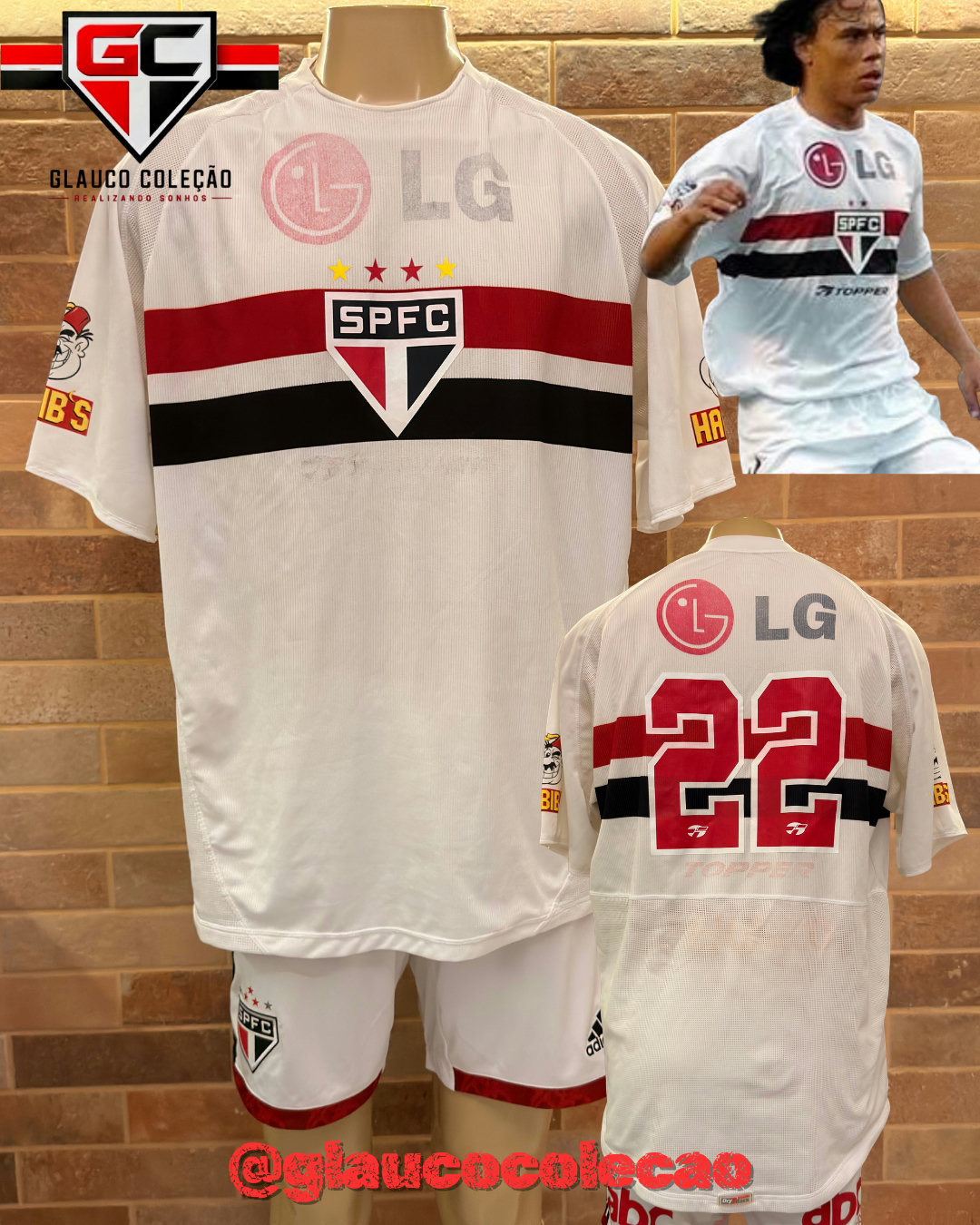 CAMISA SÃO PAULO FC 2004/05 -🇾🇪🇾🇪 - TAMANHO GG - ⚽️ 🏷️BOM ESTADO🏷️