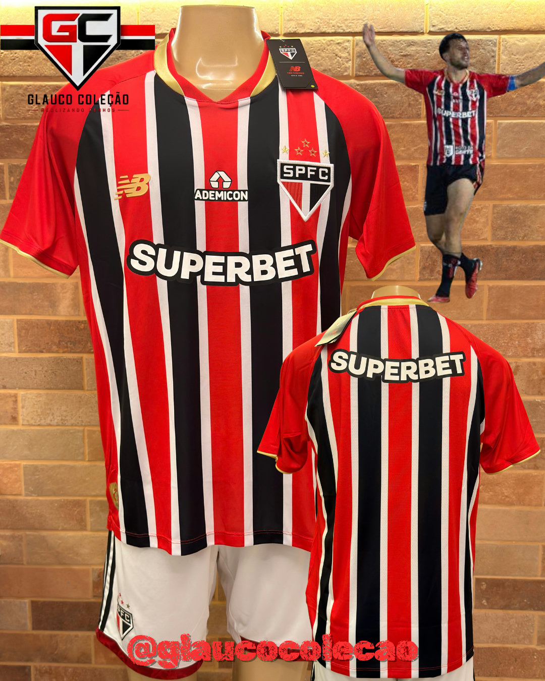 CAMISA SÃO PAULO FC 2025 -🇾🇪🇾🇪 - TAMANHO G - ⚽️MODELO TORCEDOR⚽️ 🏷️NA ETIQUETA🏷️