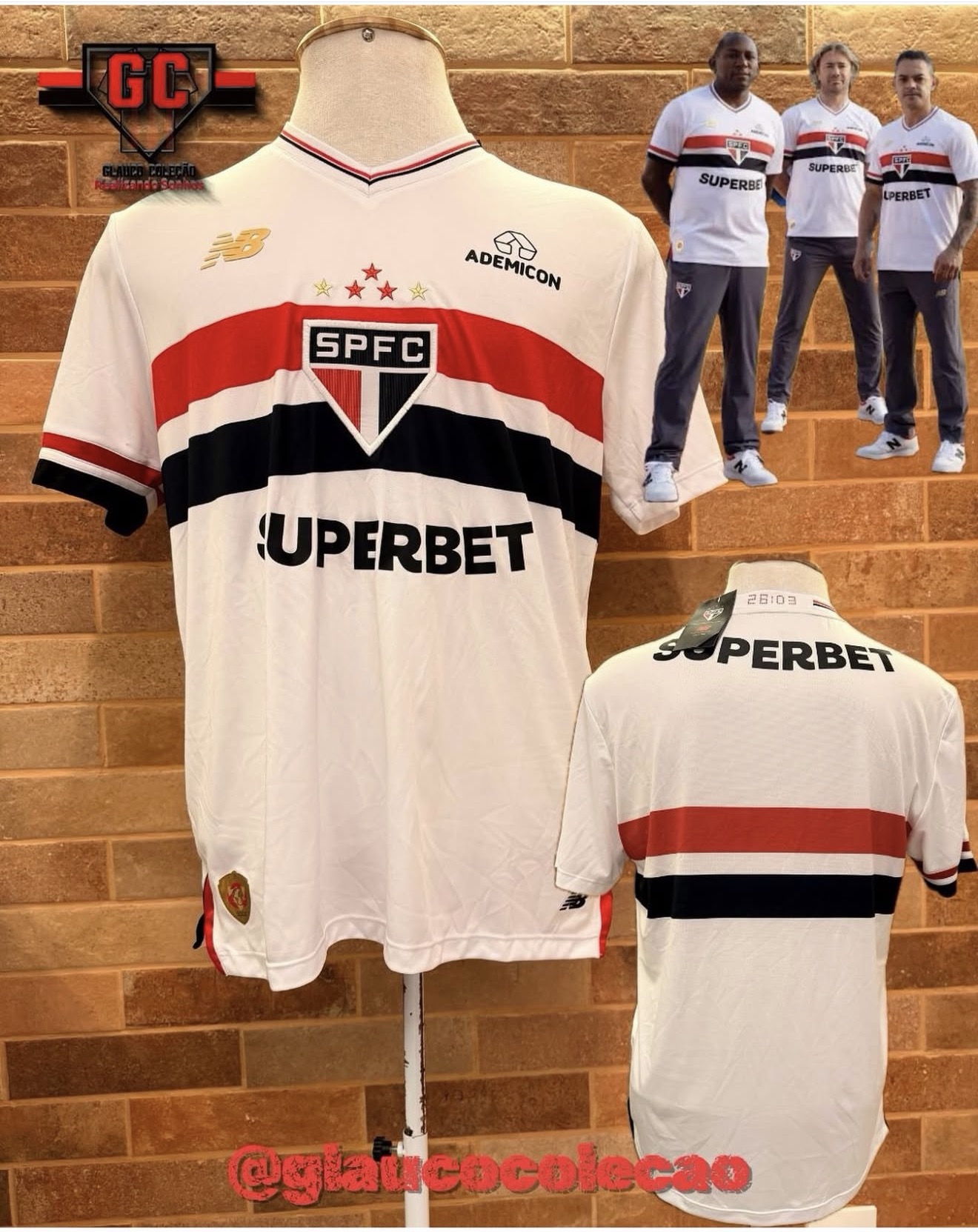 CAMISA SÃO PAULO FC 2025 -🇾🇪🇾🇪 - TAMANHO G - ⚽️MODELO TORCEDOR⚽️ 🏷️NA ETIQUETA🏷️