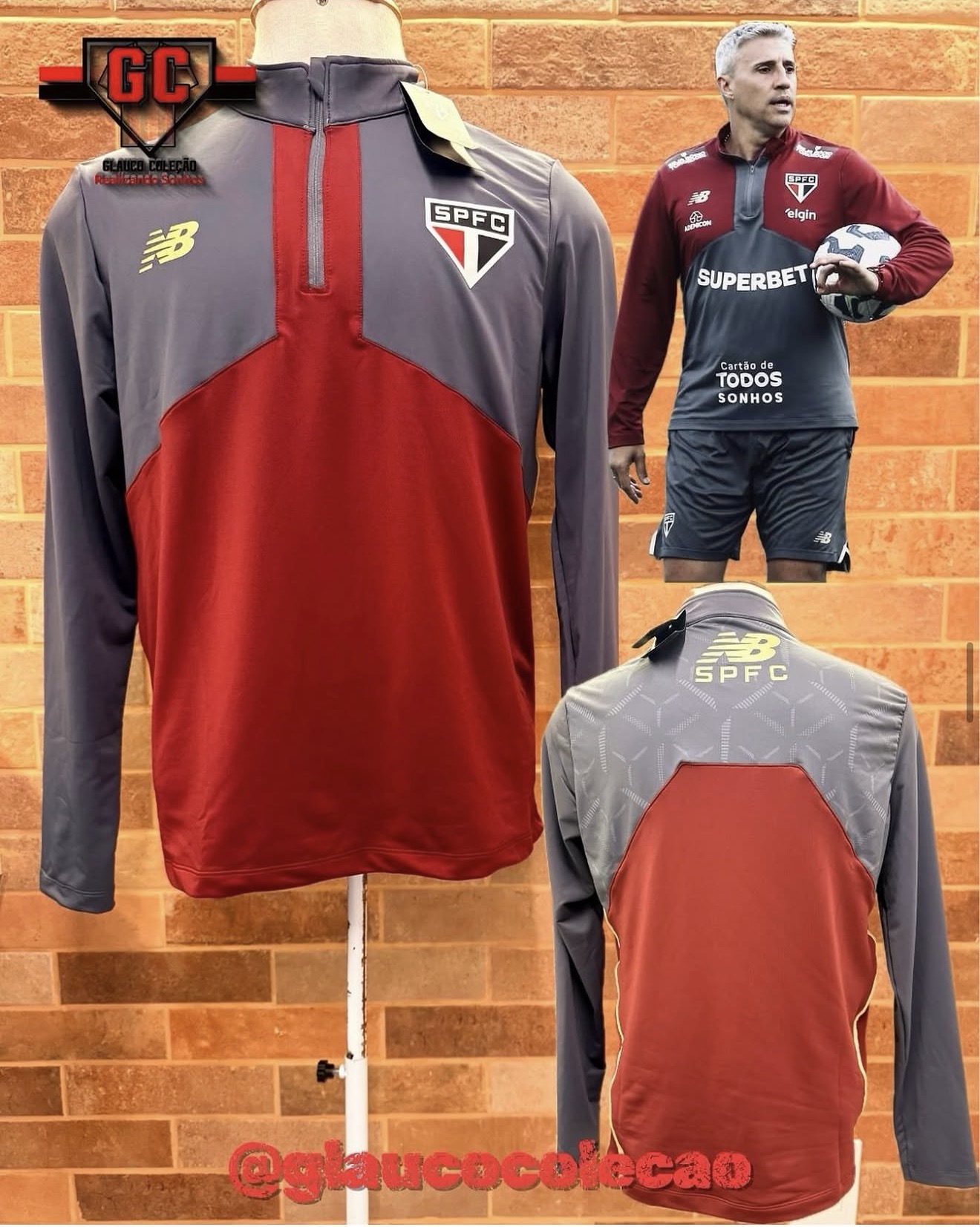 MOLETOM TREINO SÃO PAULO FC 2025 -🇾🇪🇾🇪 - TAMANHO M - 🏷️NA ETIQUETA🏷️