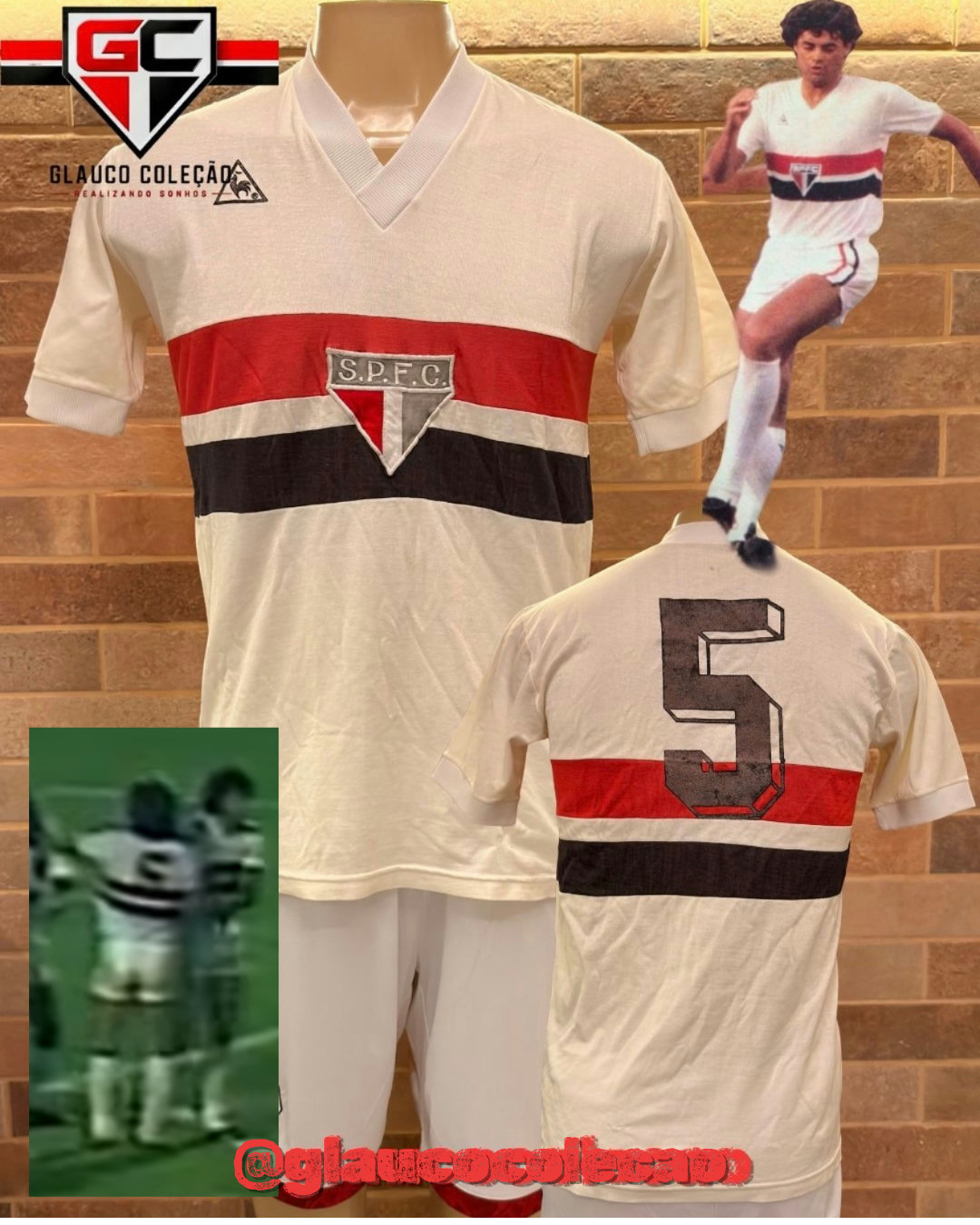 CAMISA SÃO PAULO FC 1983-🇾🇪ZÉ MARIO🇾🇪 - TAMANHO G - ⚽️DE JOGO⚽️ 🏷️BOM ESTADO🏷️