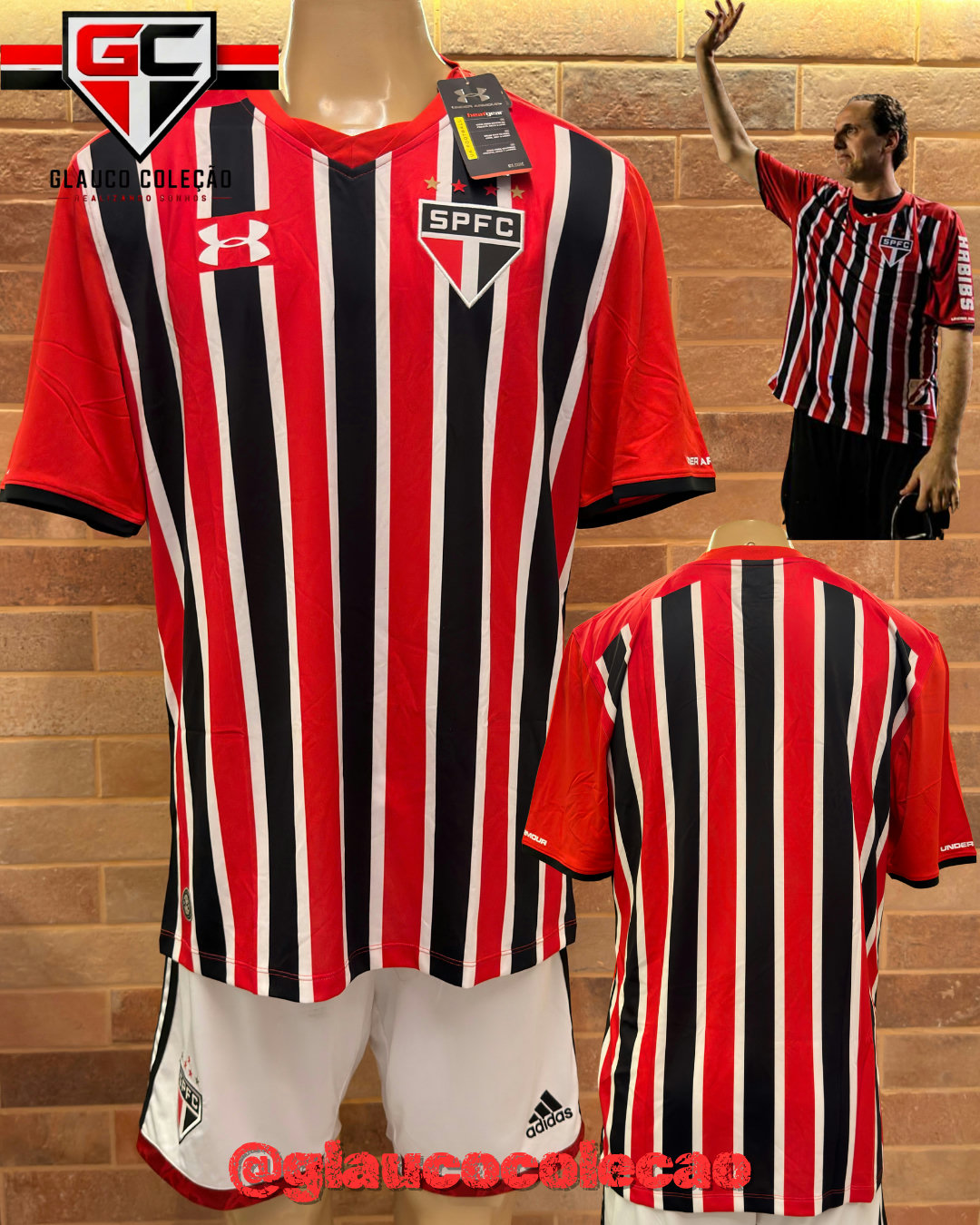 CAMISA TREINO SÃO PAULO FC 2015/16 -🇾🇪🇾🇪 - TAMANHO GG - 🏷️NA ETIQUETA🏷️