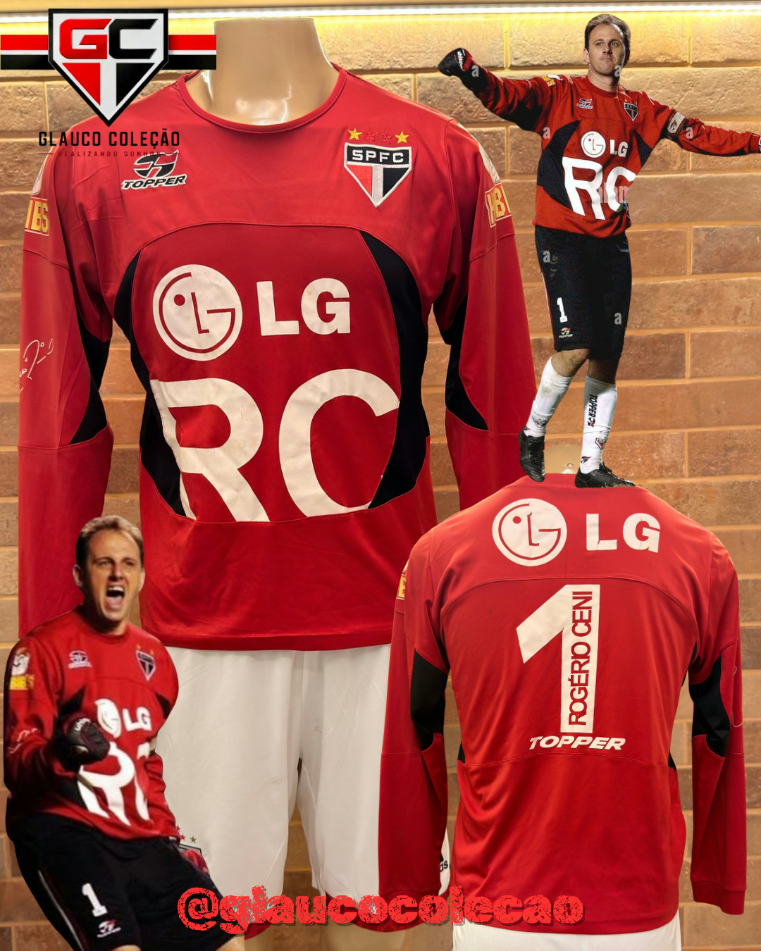 CAMISA SÃO PAULO FC LIBERTADORES 2005 -🇾🇪ROGÉRIO CENI🇾🇪 - TAMANHO P  🏷️BOM ESTADO🏷️