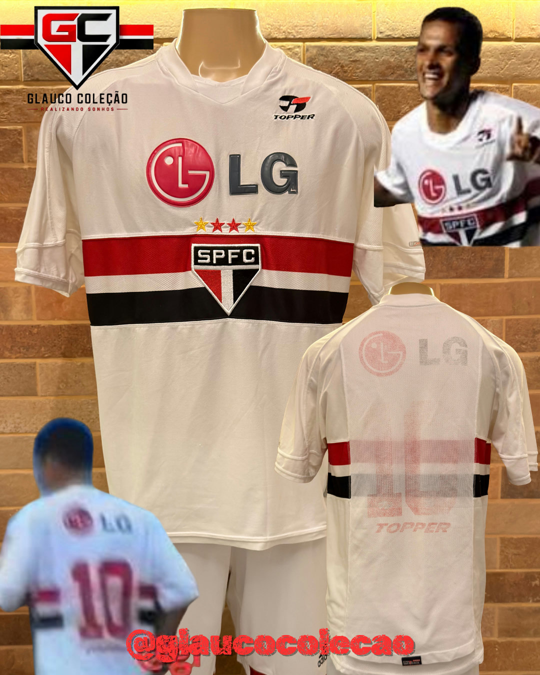 CAMISA SÃO PAULO FC 2003 -🇾🇪SOUZA🇾🇪 - TAMANHO M - ⚽️DE JOGO⚽️ 🏷️ÓTIMO ESTADO🏷️