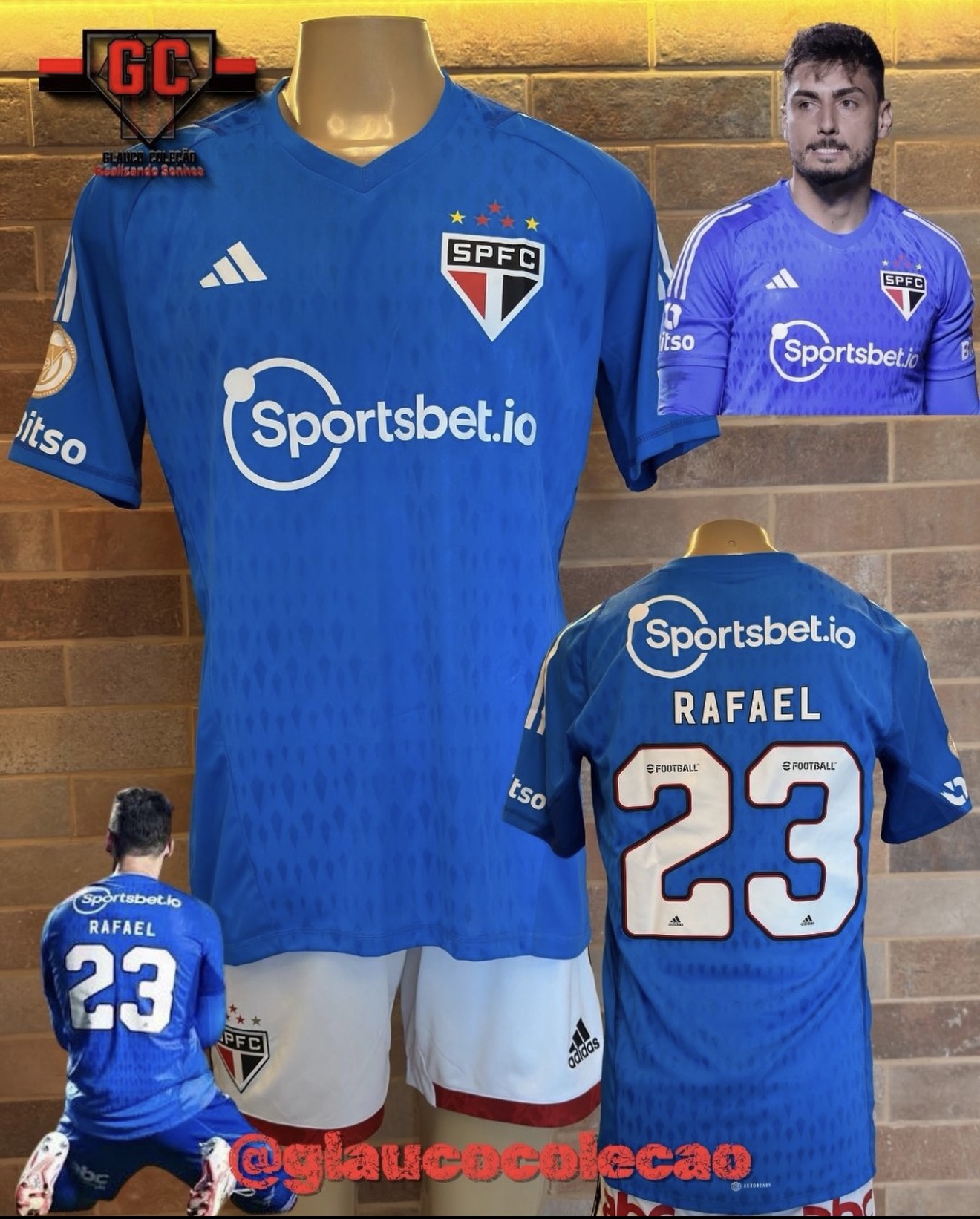 CAMISA SÃO PAULO FC BRASILEIRÃO 2023 -🇾🇪RAFAEL🇾🇪 - TAMANHO GG  🏷️ÓTIMO ESTADO🏷️ ⚽️DE JOGO⚽️
