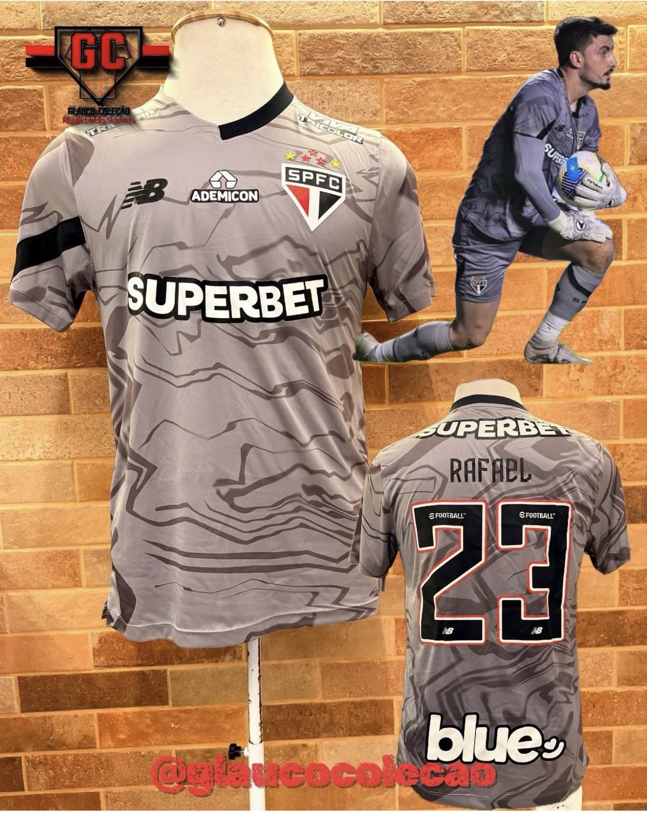 CAMISA SÃO PAULO FC 2024/25 -🇾🇪RAFAEL🇾🇪 - TAMANHO M -  ⚽️PREPARADA PARA JOGO⚽️  🏷️EXCELENTE ESTADO🏷️