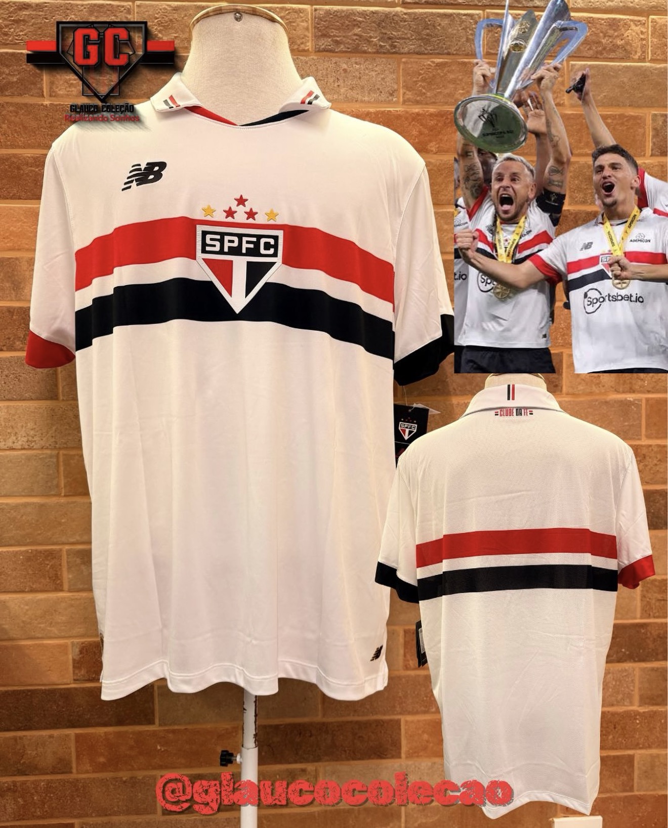 CAMISA SÃO PAULO FC 2024 -🇾🇪🇾🇪 - TAMANHO 2GG 🏷️NA ETIQUETA🏷️