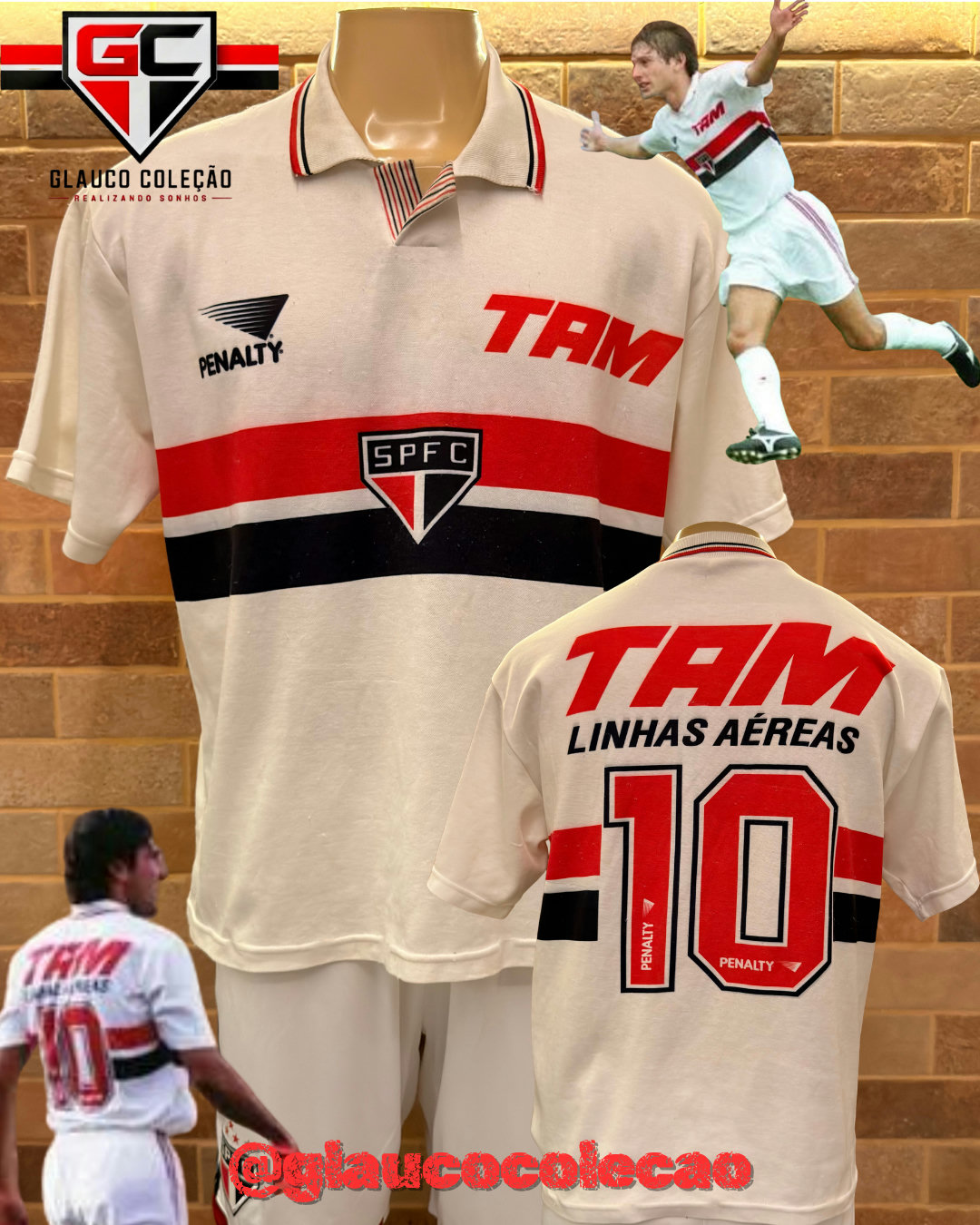 CAMISA SÃO PAULO FC 1993 -🇾🇪LEONARDO🇾🇪 - TAMANHO G  🏷️ÓTIMO ESTADO🏷️