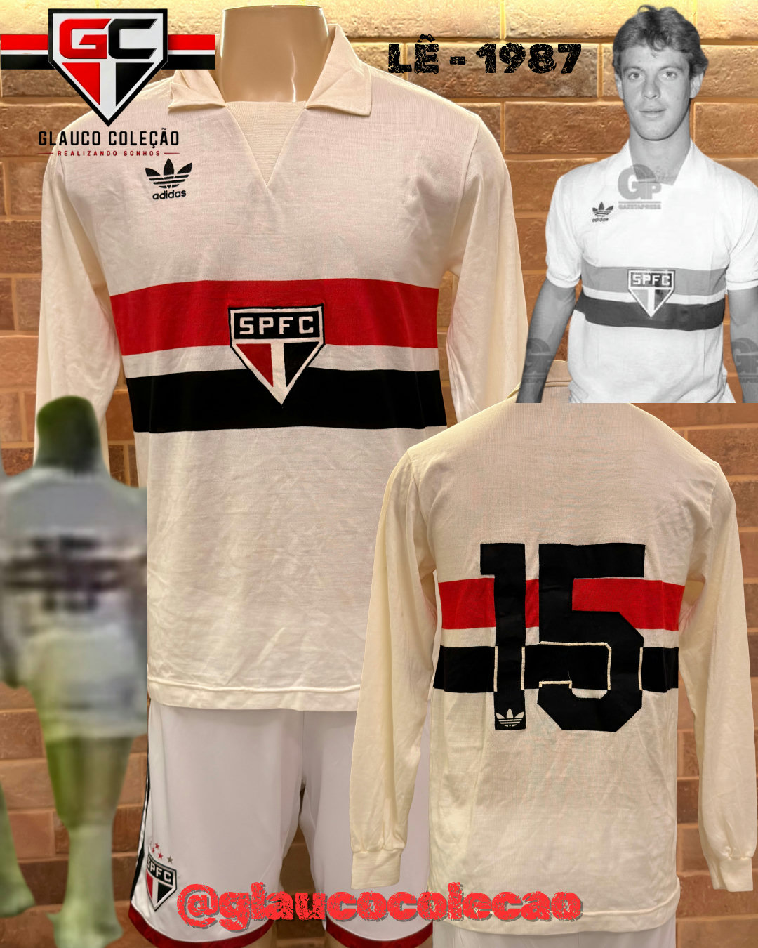 CAMISA SÃO PAULO FC 1987 -🇾🇪LÊ🇾🇪 - TAMANHO G - ⚽️DE JOGO⚽️  🏷️ÓTIMO ESTADO🏷️