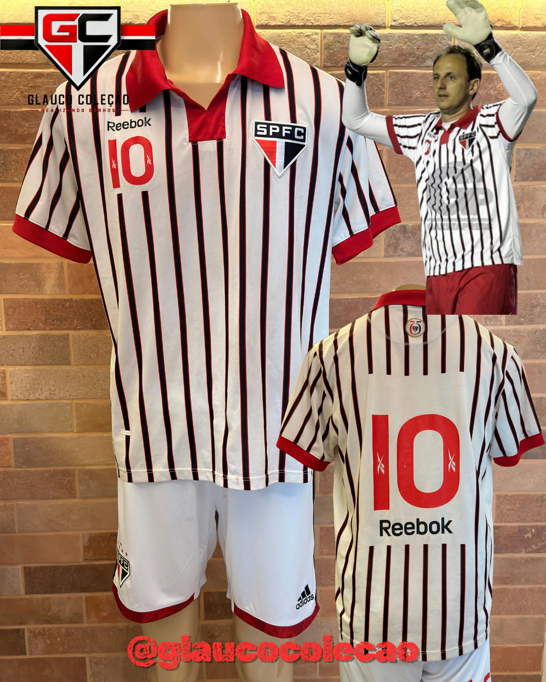 CAMISA SÃO PAULO FC 2010 -🇾🇪ROGÉRIO CENI🇾🇪  - TAMANHO GG -  🏷️BOM ESTADO🏷️