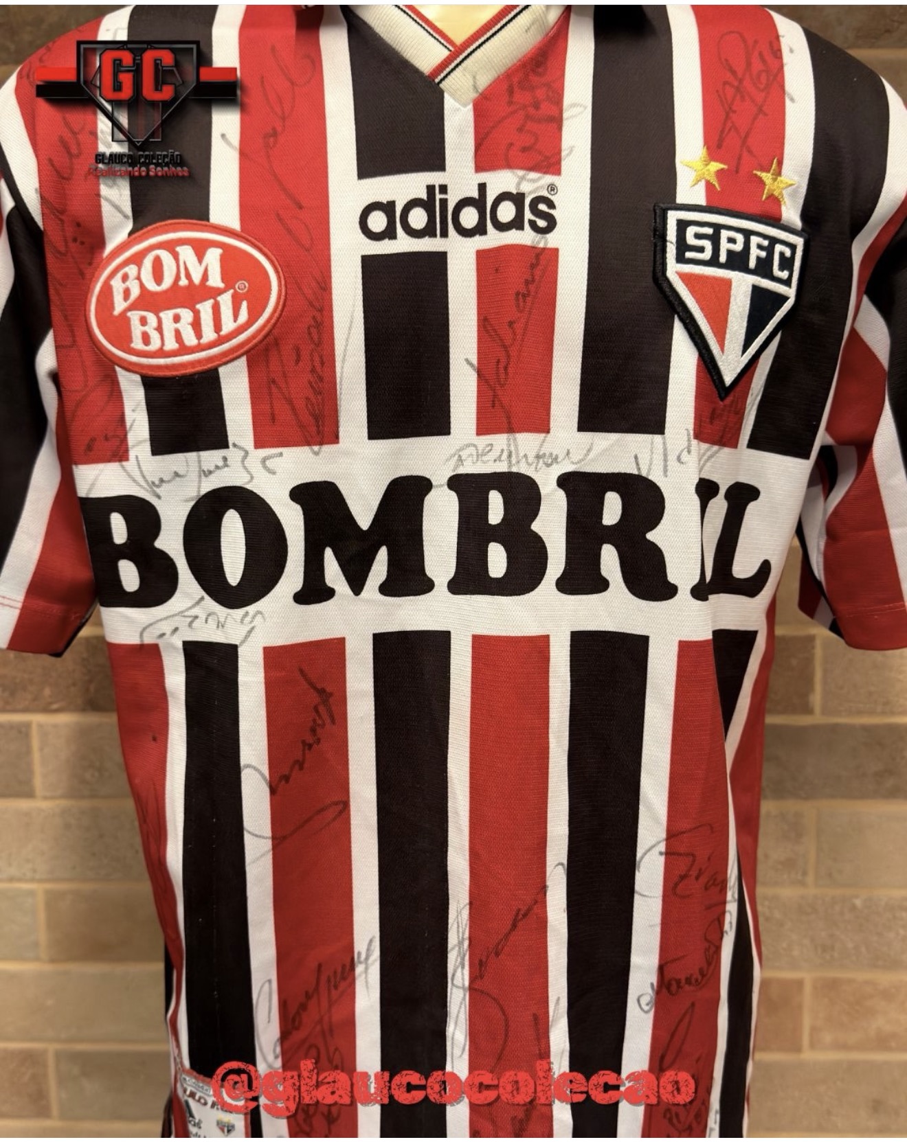 CAMISA SÃO PAULO FC 1997/98 -🇾🇪ARIATIZABAL🇾🇪  - TAMANHO G -⚽️DE JOGO⚽️  ✒️AUTOGRAFADA🖋️ 🏷️EXECELENTE ESTADO🏷️