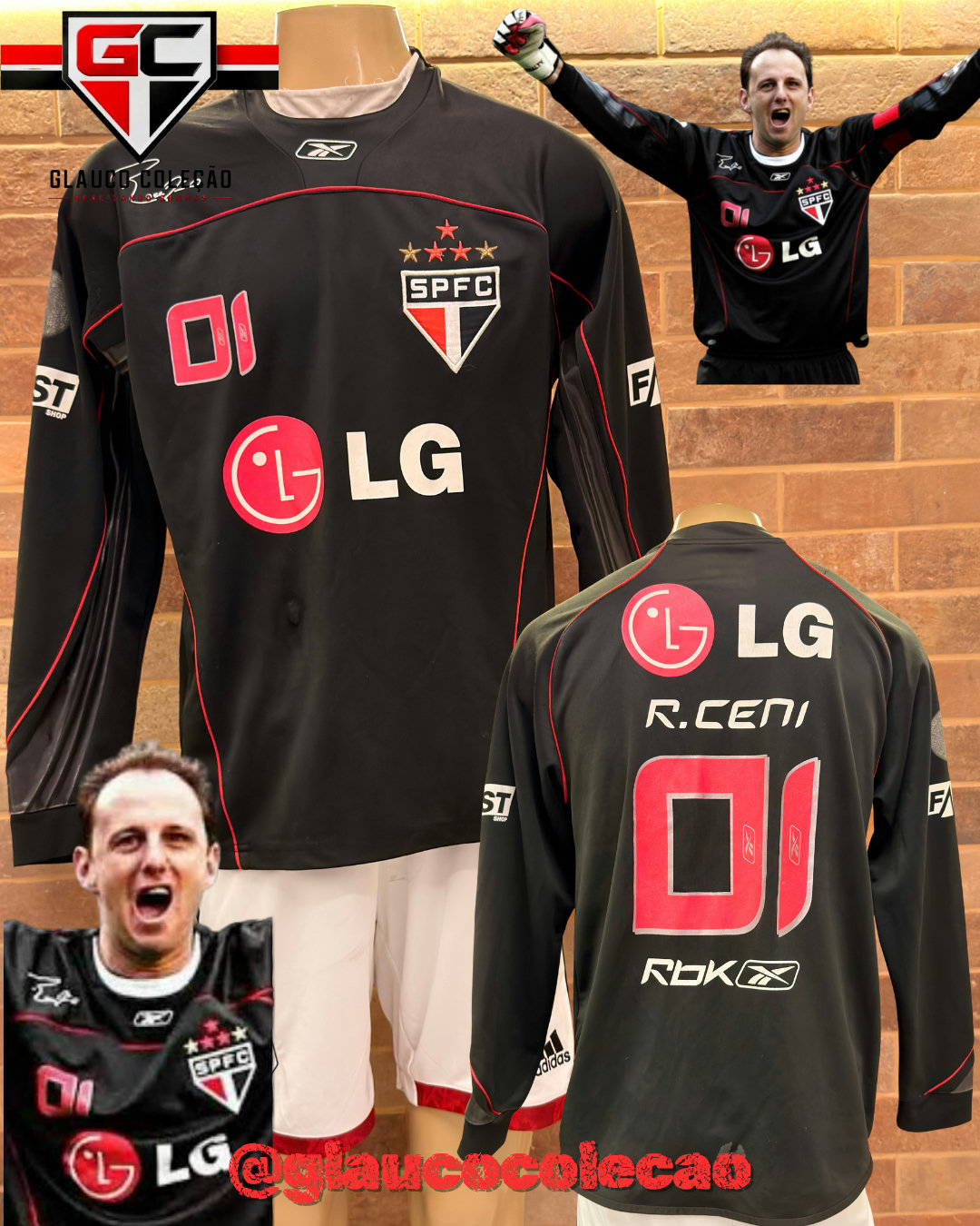 CAMISA SÃO PAULO FC 2008-🇾🇪ROGÉRIO CENI🇾🇪 - TAMANHO G  🏷️BOM ESTADO🏷️