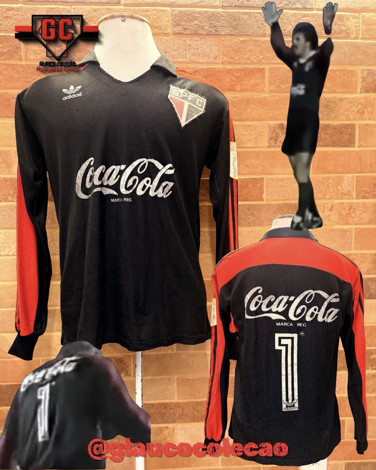 CAMISA SÃO PAULO FC 1989 -🇾🇪GILMAR🇾🇪 - TAMANHO G -  BOM ESTADO