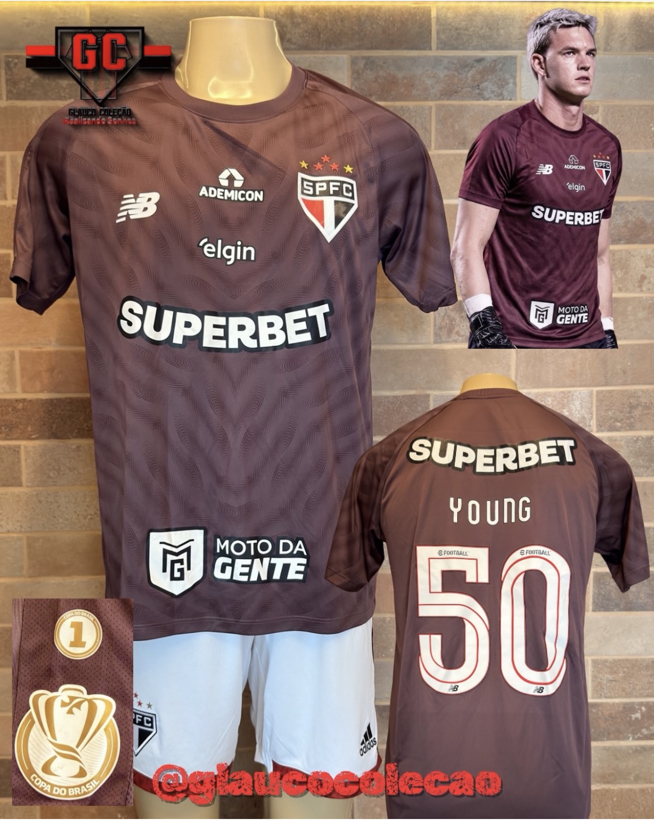 CAMISA SÃO PAULO FC COPA DO BRASIL 2026 -🇾🇪YOUNG🇾🇪 - TAMANHO G - ⚽️DE JOGO⚽️ 🏷️EXCELENTE ESTADO🏷️