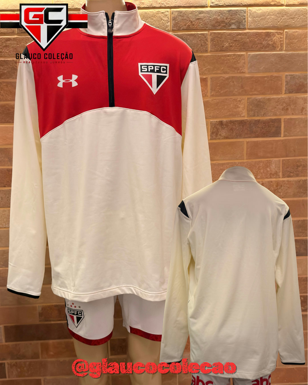MOLETOM SÃO PAULO FC 2015/16 -🇾🇪🇾🇪 - TAMANHO 2GG - 🏷️ÓTIMO ESTADO🏷️